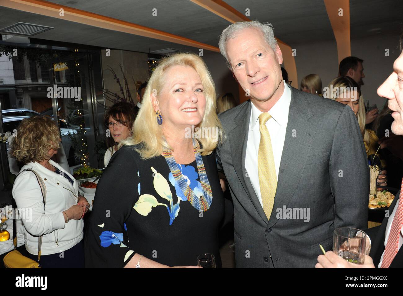 Kayla Rockefeller lancia gioielli con PARK Magazine NY, con Julia HAART, Isabelle Bscher, Couri Hay, Elton Ilirjani, Nadja Sayej, Alina Mehrle Foto Stock