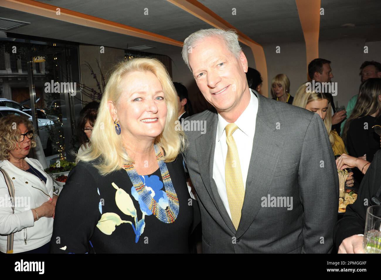 Kayla Rockefeller lancia gioielli con PARK Magazine NY, con Julia HAART, Isabelle Bscher, Couri Hay, Elton Ilirjani, Nadja Sayej, Alina Mehrle Foto Stock