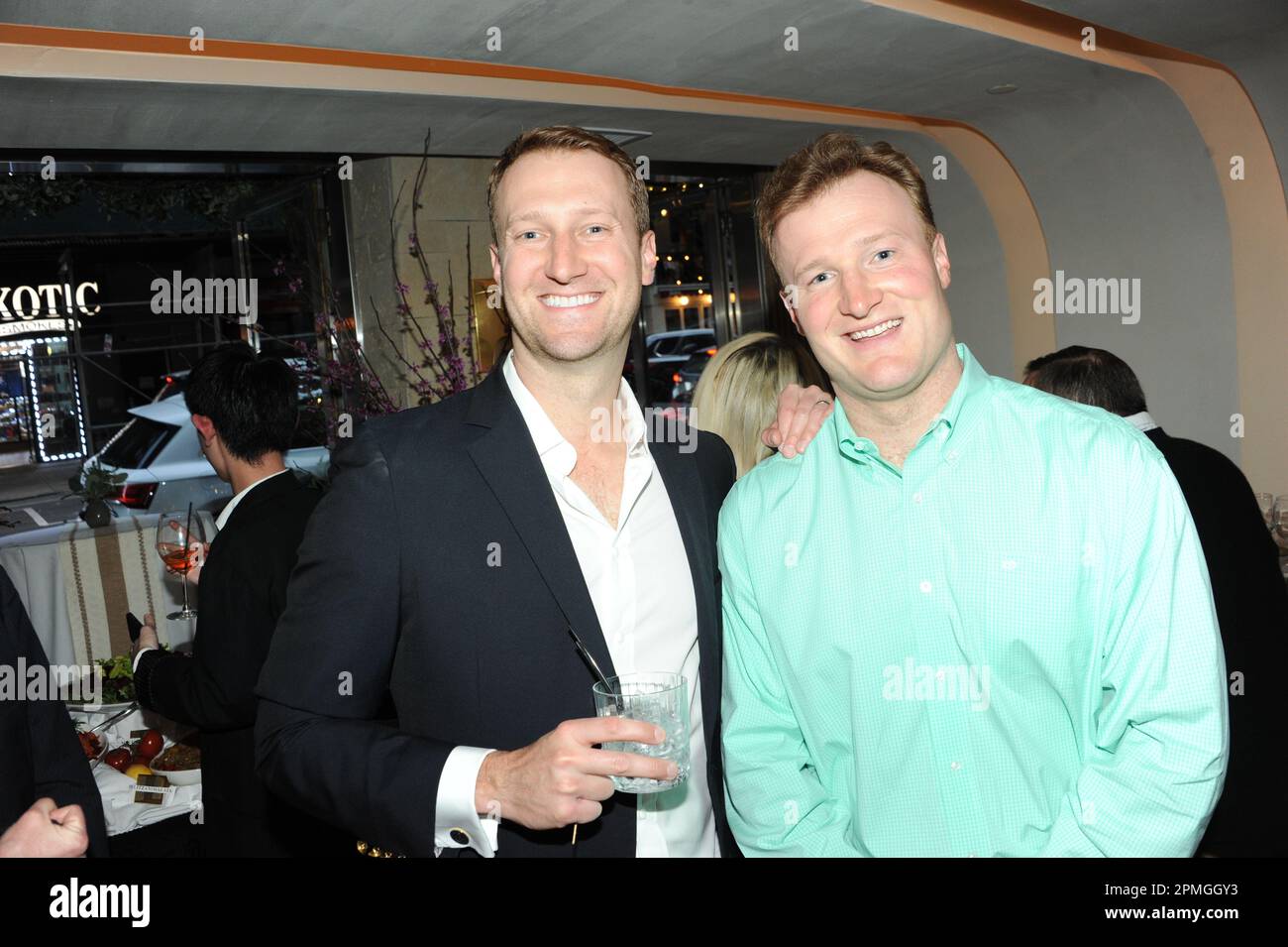 Kayla Rockefeller lancia gioielli con PARK Magazine NY, con Julia HAART, Isabelle Bscher, Couri Hay, Elton Ilirjani, Nadja Sayej, Alina Mehrle Foto Stock