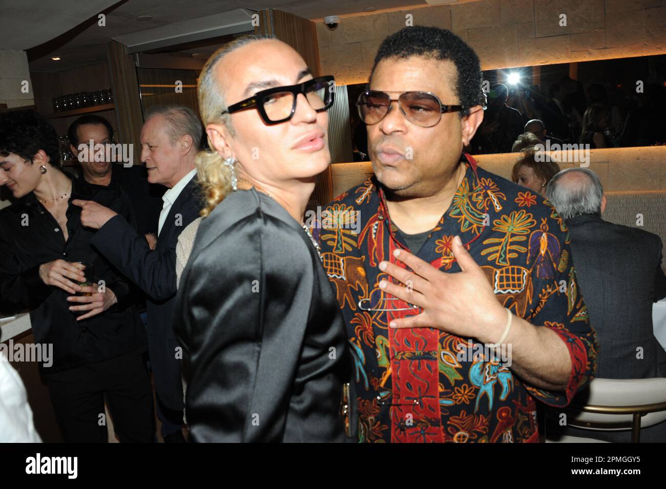 Kayla Rockefeller lancia gioielli con PARK Magazine NY, con Julia HAART, Isabelle Bscher, Couri Hay, Elton Ilirjani, Nadja Sayej, Alina Mehrle Foto Stock