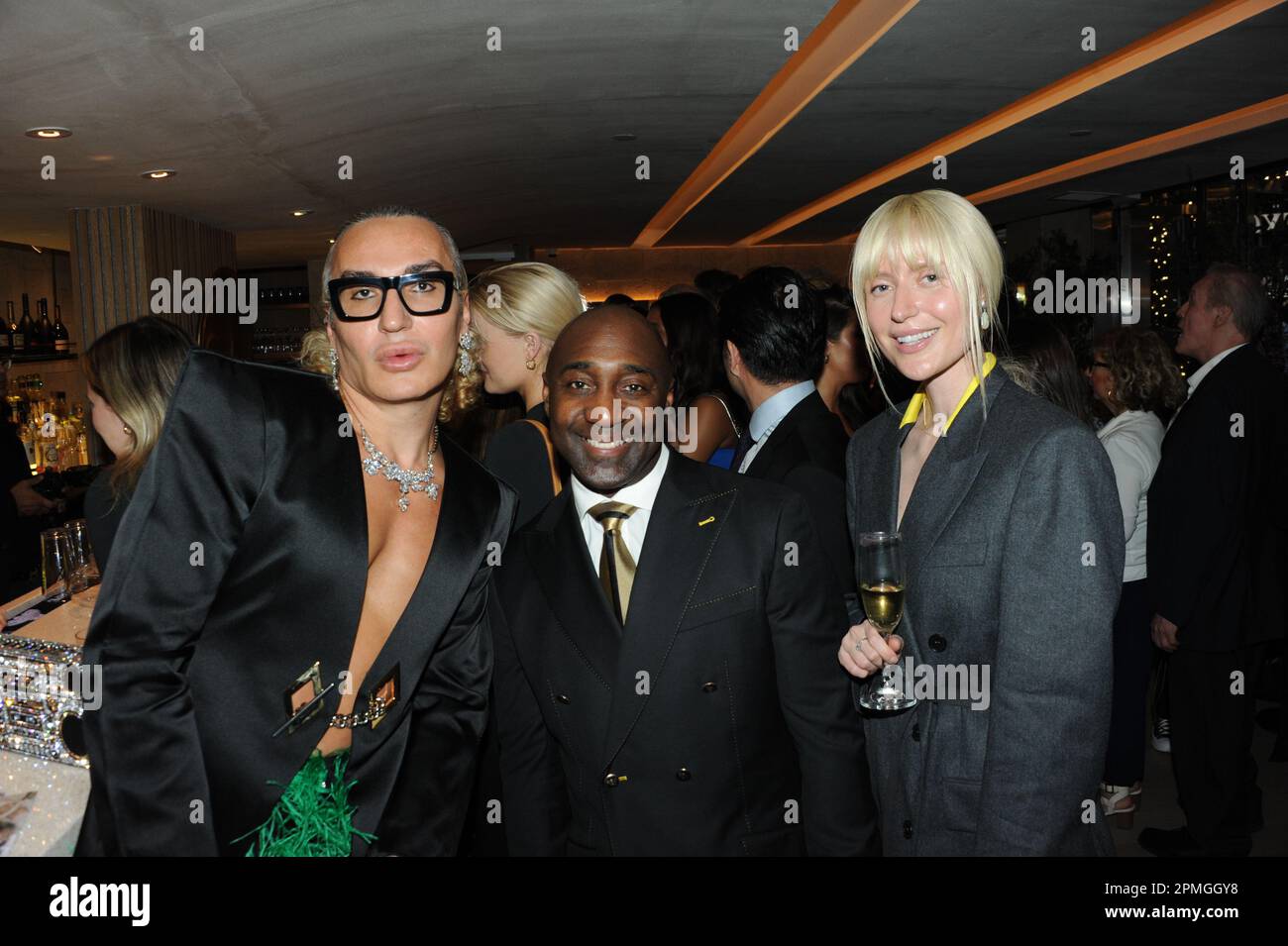 Kayla Rockefeller lancia gioielli con PARK Magazine NY, con Julia HAART, Isabelle Bscher, Couri Hay, Elton Ilirjani, Nadja Sayej, Alina Mehrle Foto Stock