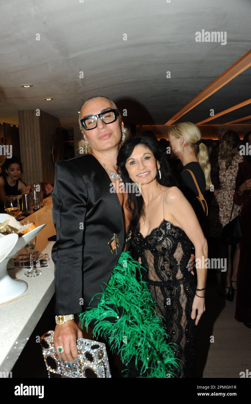 Kayla Rockefeller lancia gioielli con PARK Magazine NY, con Julia HAART, Isabelle Bscher, Couri Hay, Elton Ilirjani, Nadja Sayej, Alina Mehrle Foto Stock