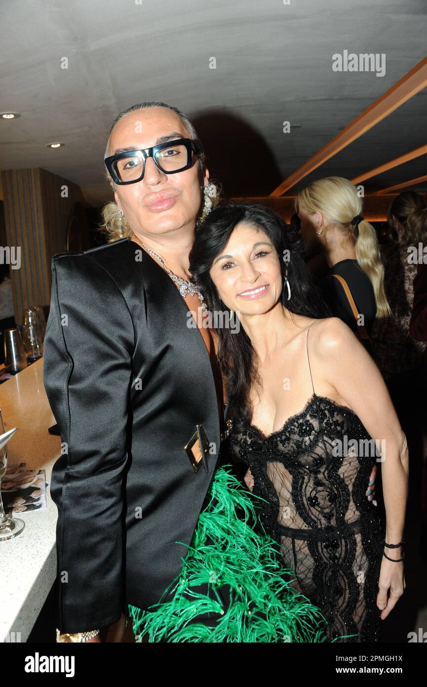 Kayla Rockefeller lancia gioielli con PARK Magazine NY, con Julia HAART, Isabelle Bscher, Couri Hay, Elton Ilirjani, Nadja Sayej, Alina Mehrle Foto Stock