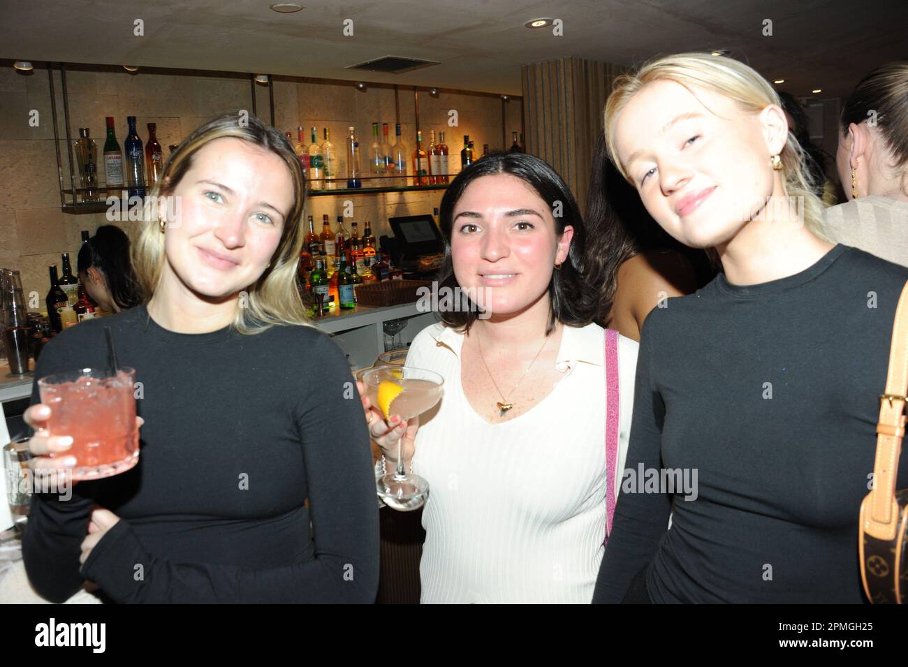 Kayla Rockefeller lancia gioielli con PARK Magazine NY, con Julia HAART, Isabelle Bscher, Couri Hay, Elton Ilirjani, Nadja Sayej, Alina Mehrle Foto Stock