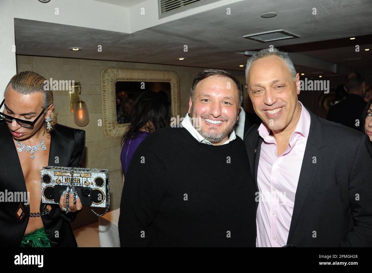 Kayla Rockefeller lancia gioielli con PARK Magazine NY, con Julia HAART, Isabelle Bscher, Couri Hay, Elton Ilirjani, Nadja Sayej, Alina Mehrle Foto Stock