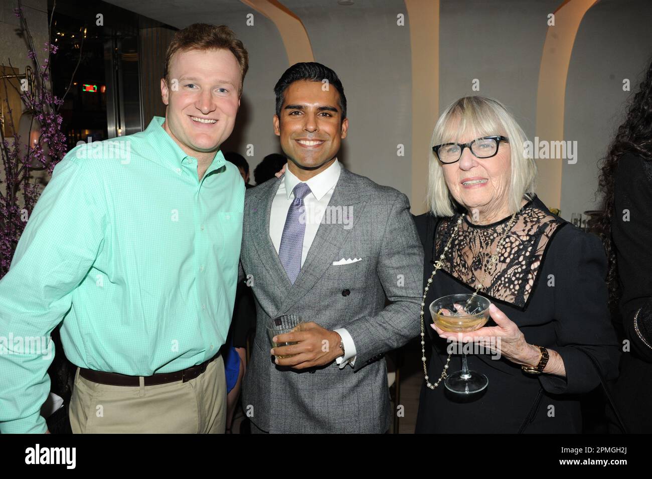 Kayla Rockefeller lancia gioielli con PARK Magazine NY, con Julia HAART, Isabelle Bscher, Couri Hay, Elton Ilirjani, Nadja Sayej, Alina Mehrle Foto Stock