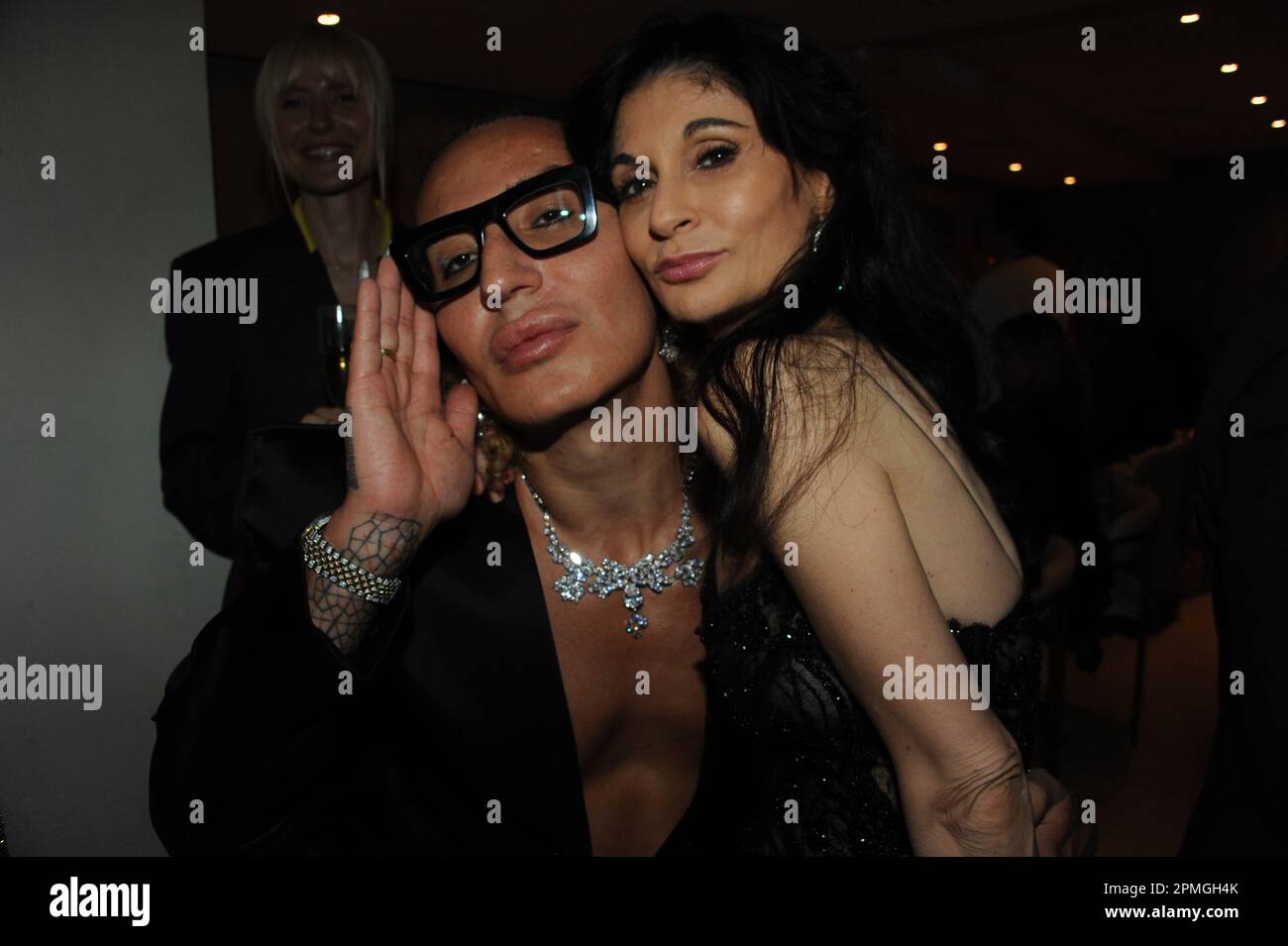 Kayla Rockefeller lancia gioielli con PARK Magazine NY, con Julia HAART, Isabelle Bscher, Couri Hay, Elton Ilirjani, Nadja Sayej, Alina Mehrle Foto Stock