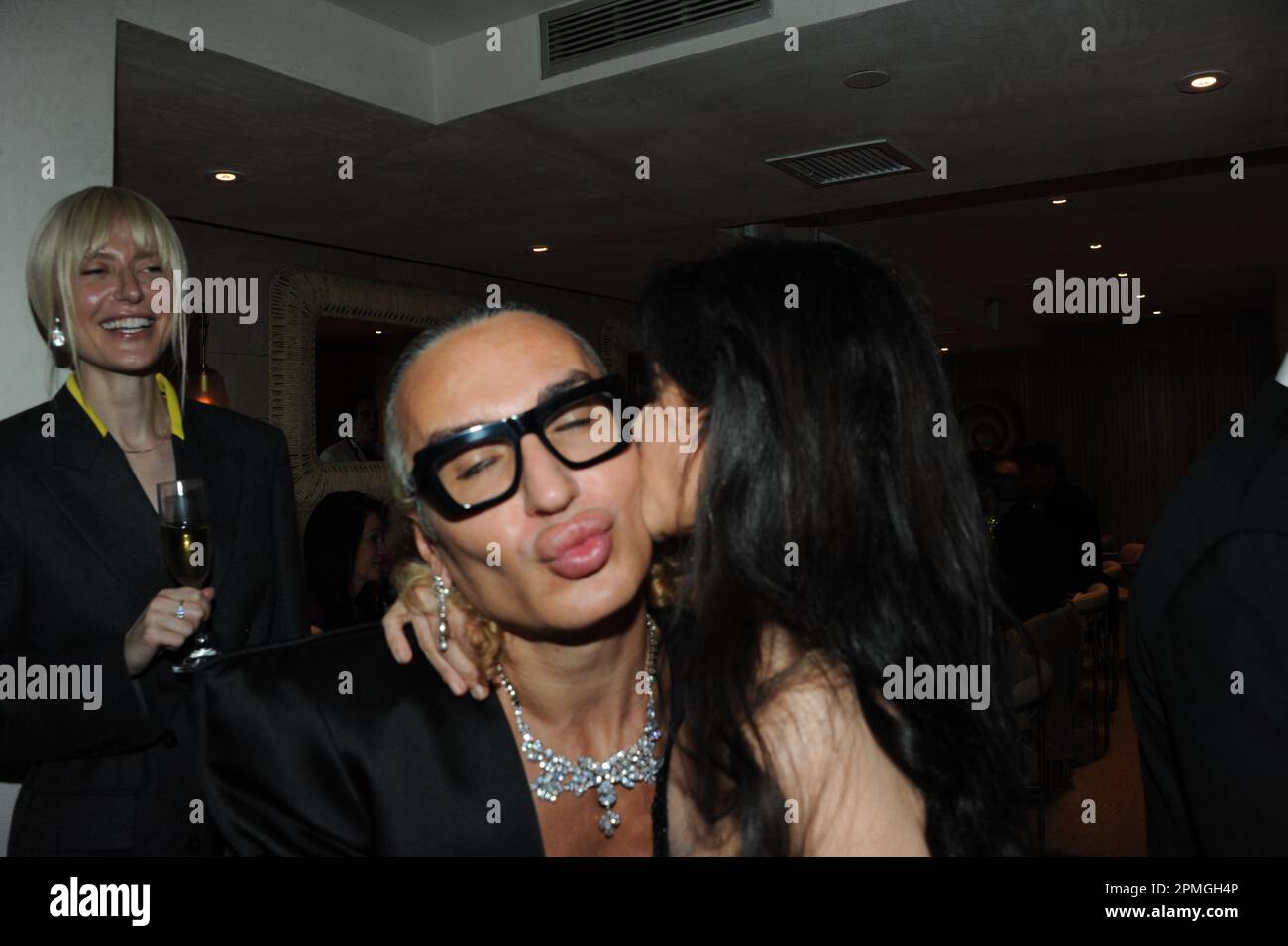 Kayla Rockefeller lancia gioielli con PARK Magazine NY, con Julia HAART, Isabelle Bscher, Couri Hay, Elton Ilirjani, Nadja Sayej, Alina Mehrle Foto Stock