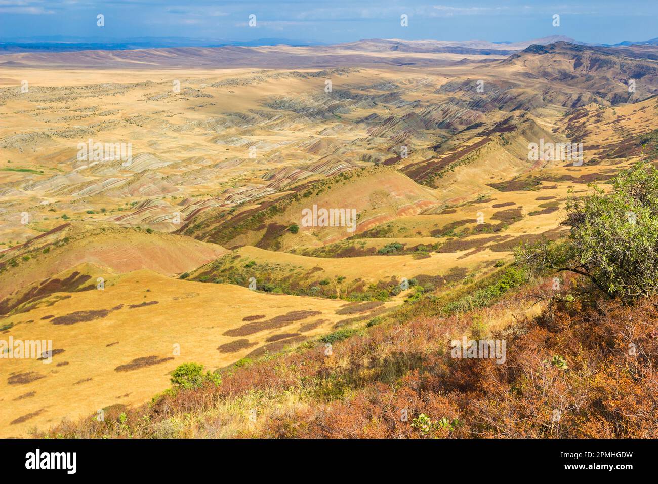 Paesaggio colorato vicino David Gareji Complex, Udabno, Georgia, Asia centrale, Asia Foto Stock