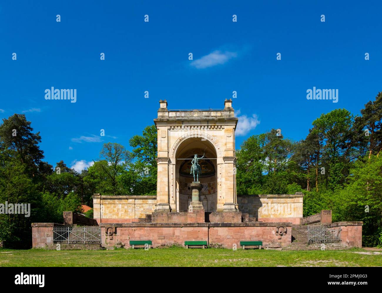 La vittoria e il Monumento di pace Edenkoben Foto Stock