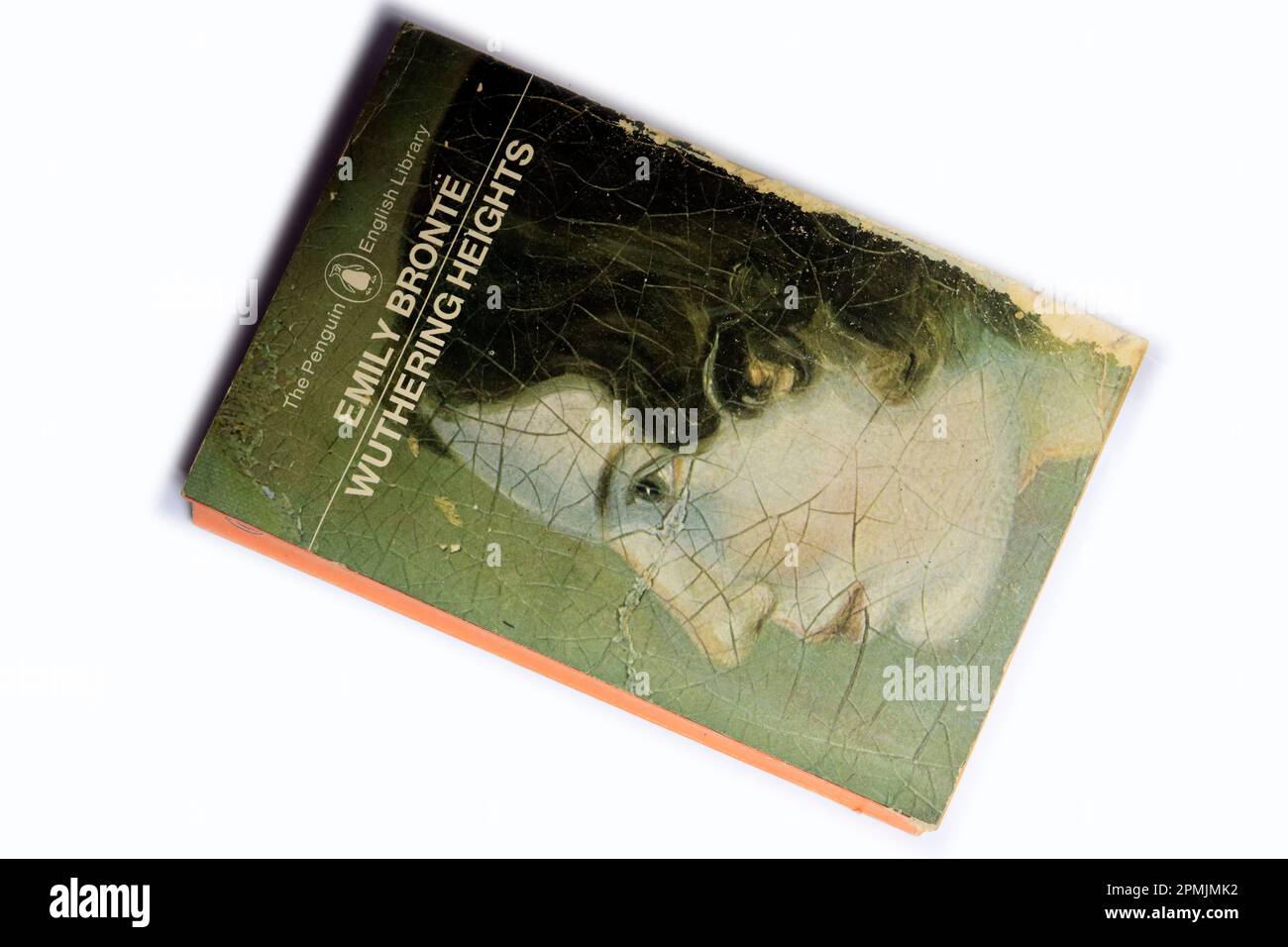 Emily Bronte - alture di Wuthering. Pinguino. Vecchio libro cartaceo usurato. Foto Stock