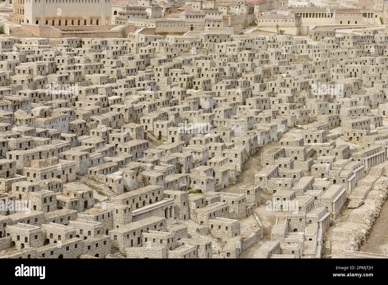 Modello dell'antica Gerusalemme. Museo di Israele, Gerusalemme, Israele. Foto Stock