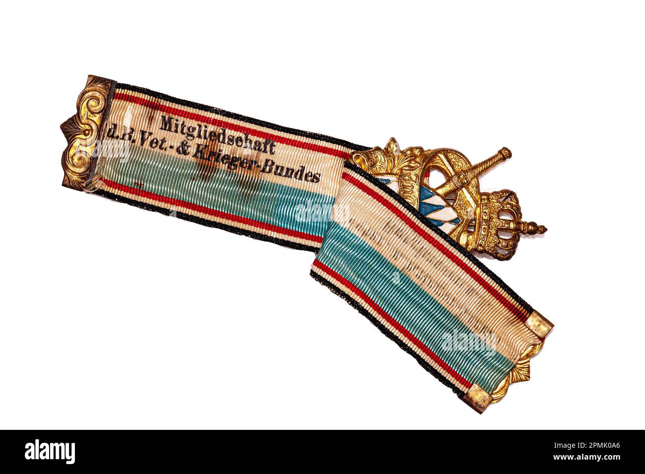 Corona d'oro e spada in distintivo per l'adesione tedesca ai soldati sindacali post-WWI e WWI. SOLO PER SCOPI STORICI Foto Stock