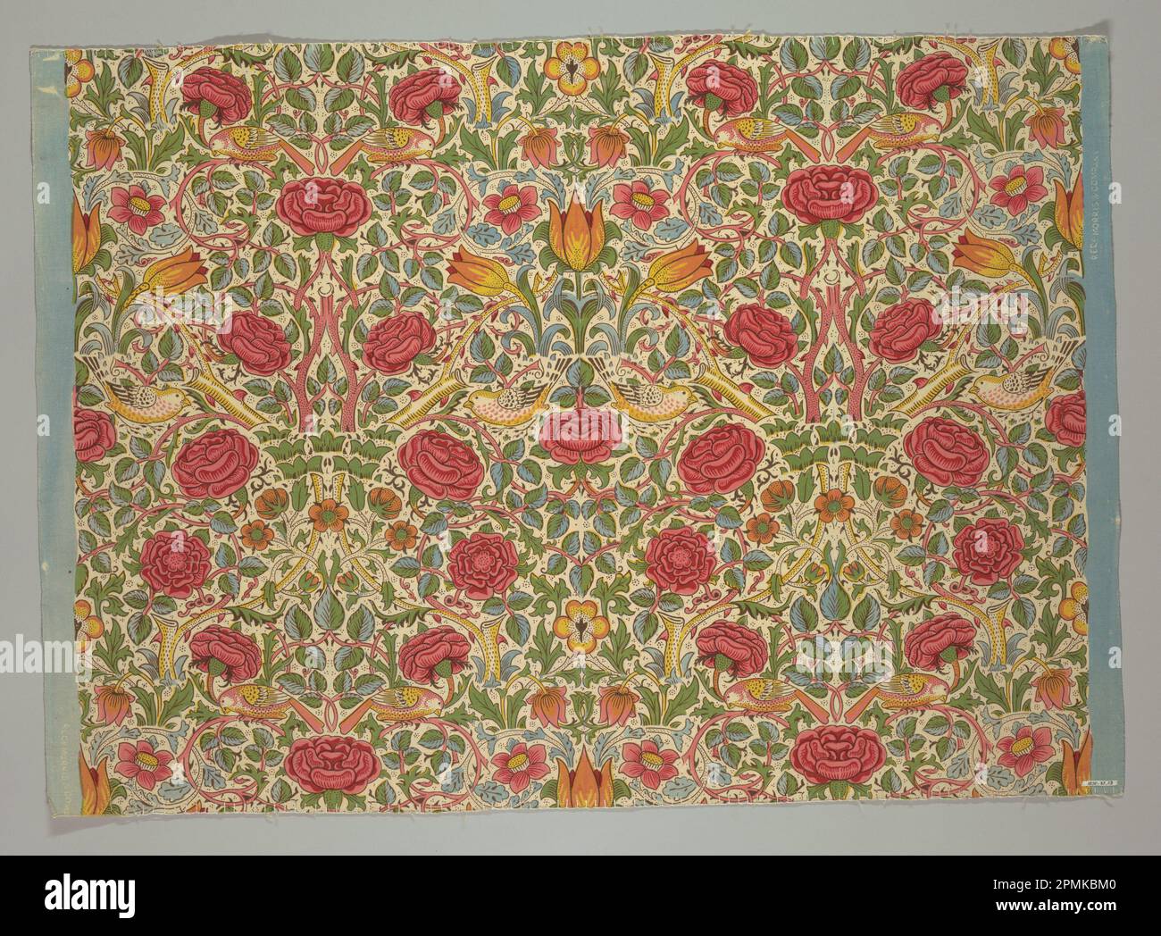 Marchio di fabbrica (Inghilterra); stampato da Thomas Wardle (1831 – 1909); cotone; ordito x trama: 55,5 x 98 cm (21 7/8 x 38 9/16 in.); 1934-7-3 Foto Stock Marchio di fabbrica (Inghilterra); stampato da Thomas Wardle (1831 – 1909); cotone; ordito x trama: 55,5 x 98 cm (21 7/8 x 38 9/16 in.); 1934-7-3 Foto Stock