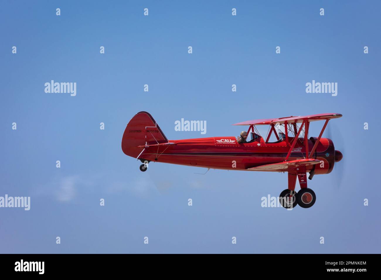 Vicky Benzing si esibisce al Thunder and Lightning Over Arizona del 2023 a Tucson, Arizona. Foto Stock