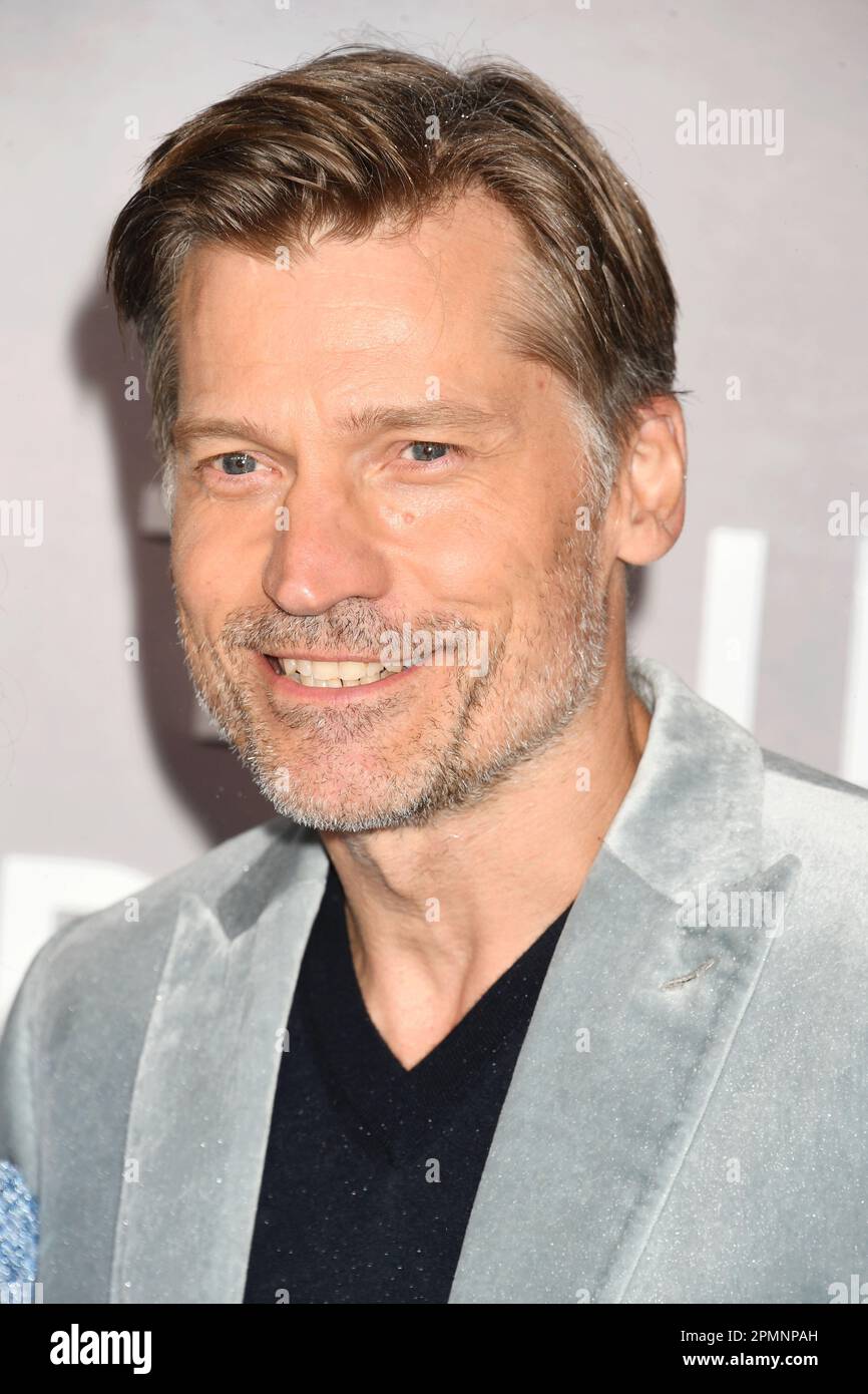 Los Angeles, California, Stati Uniti. 13th Apr, 2023. Nikolaj Coster-Waldau partecipa alla prima di Apple TV "The Last Thing He Tell Me" al Regency Bruin Theatre il 13 aprile 2023 a Los Angeles, California. Credit: Jeffrey Mayer/JTM Photos/Media Punch/Alamy Live News Foto Stock