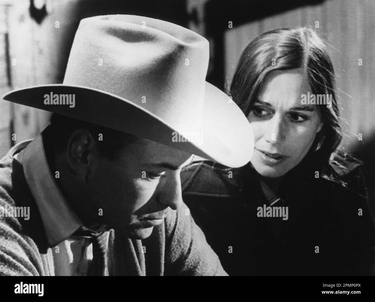 Alan Arkin, Sally Kellerman, on-set of the Film, 'Rafferty and the Gold Dust Twins', Warner Bros., 1975 Foto Stock