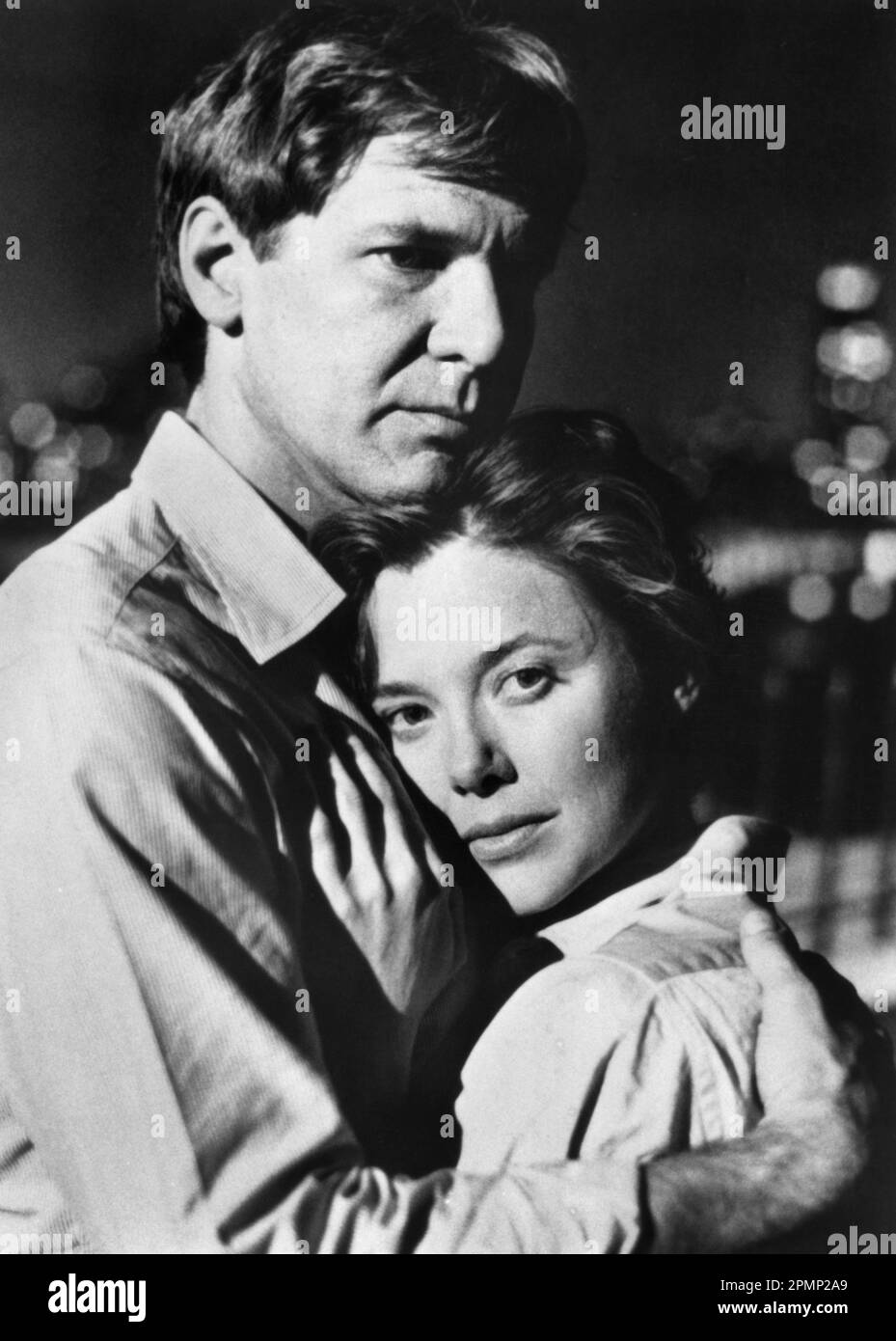 Harrison Ford, Annette BENING, on-set of the Film, 'per Henry', Paramount Pictures, 1991 Foto Stock