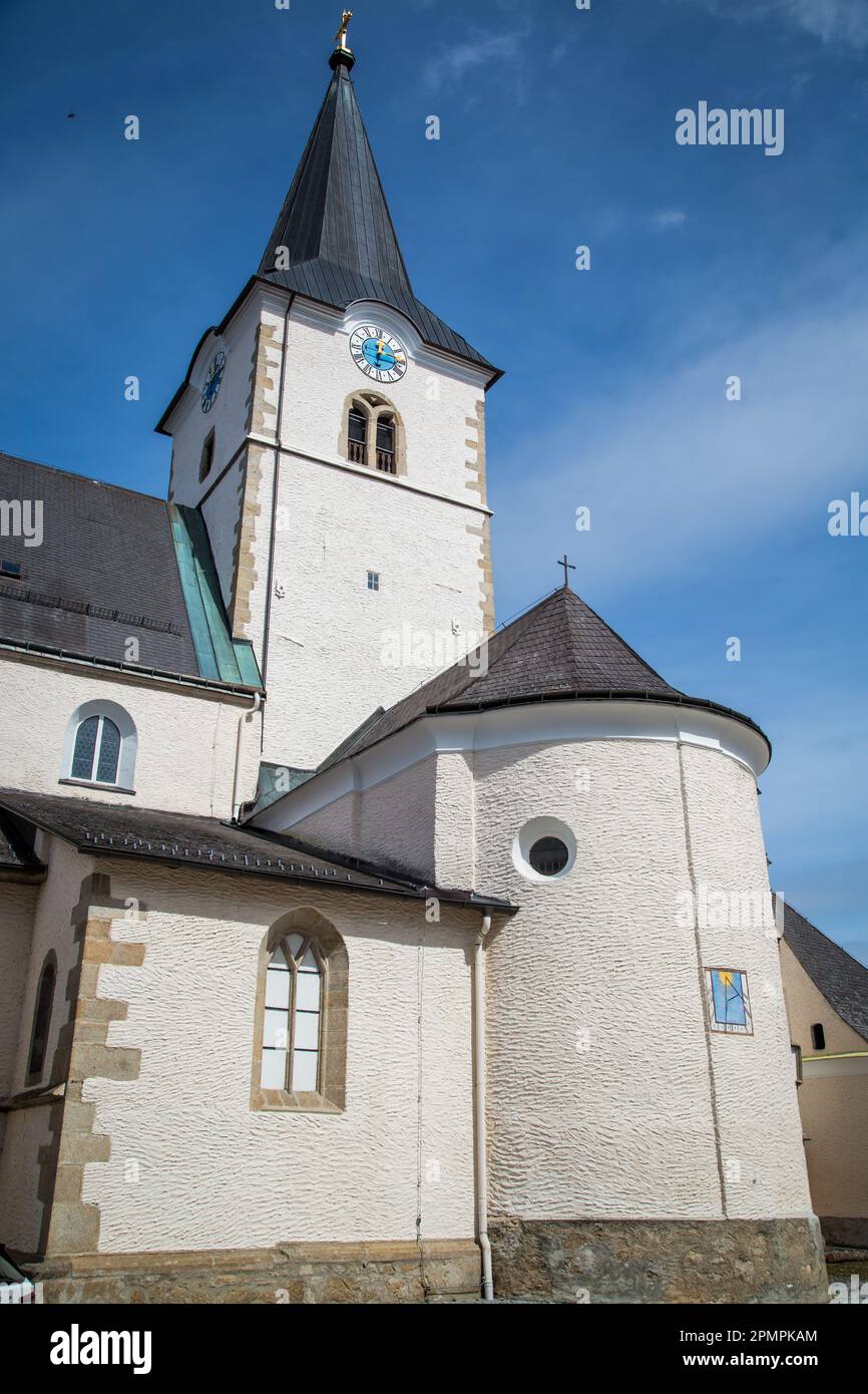 Chiesa parrocchiale di Weitra, Waldviertel, Austria Foto Stock