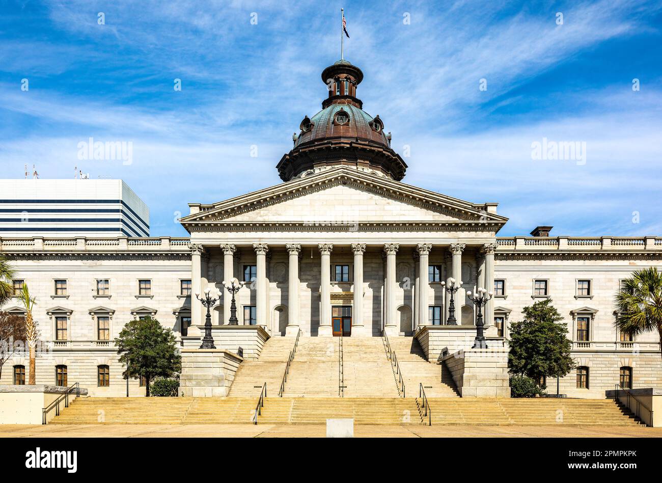 South Carolina state House, a Columbia, SC Foto Stock