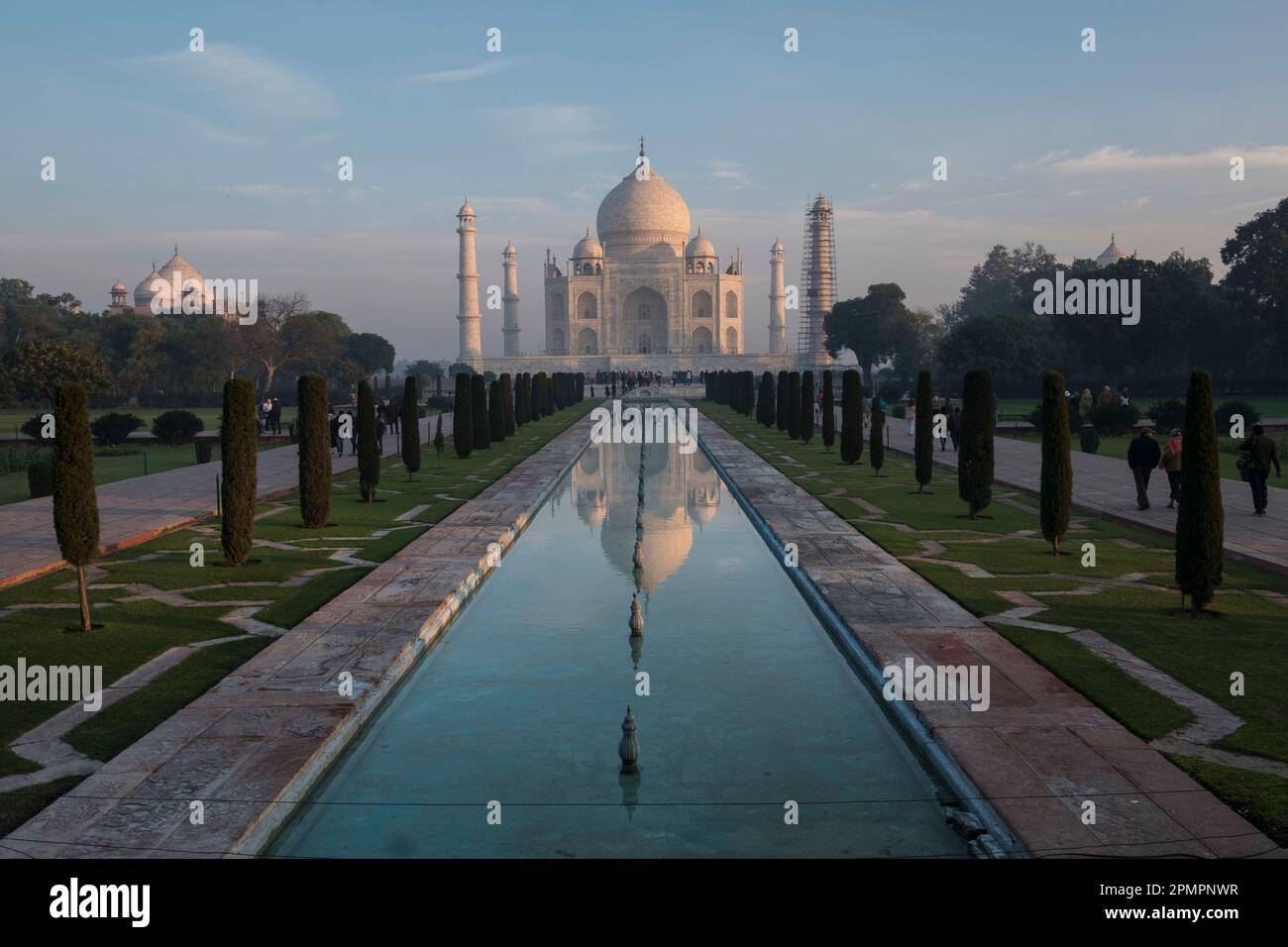 Taj Mahal; Agra, Uttar Pradesh, India Foto Stock