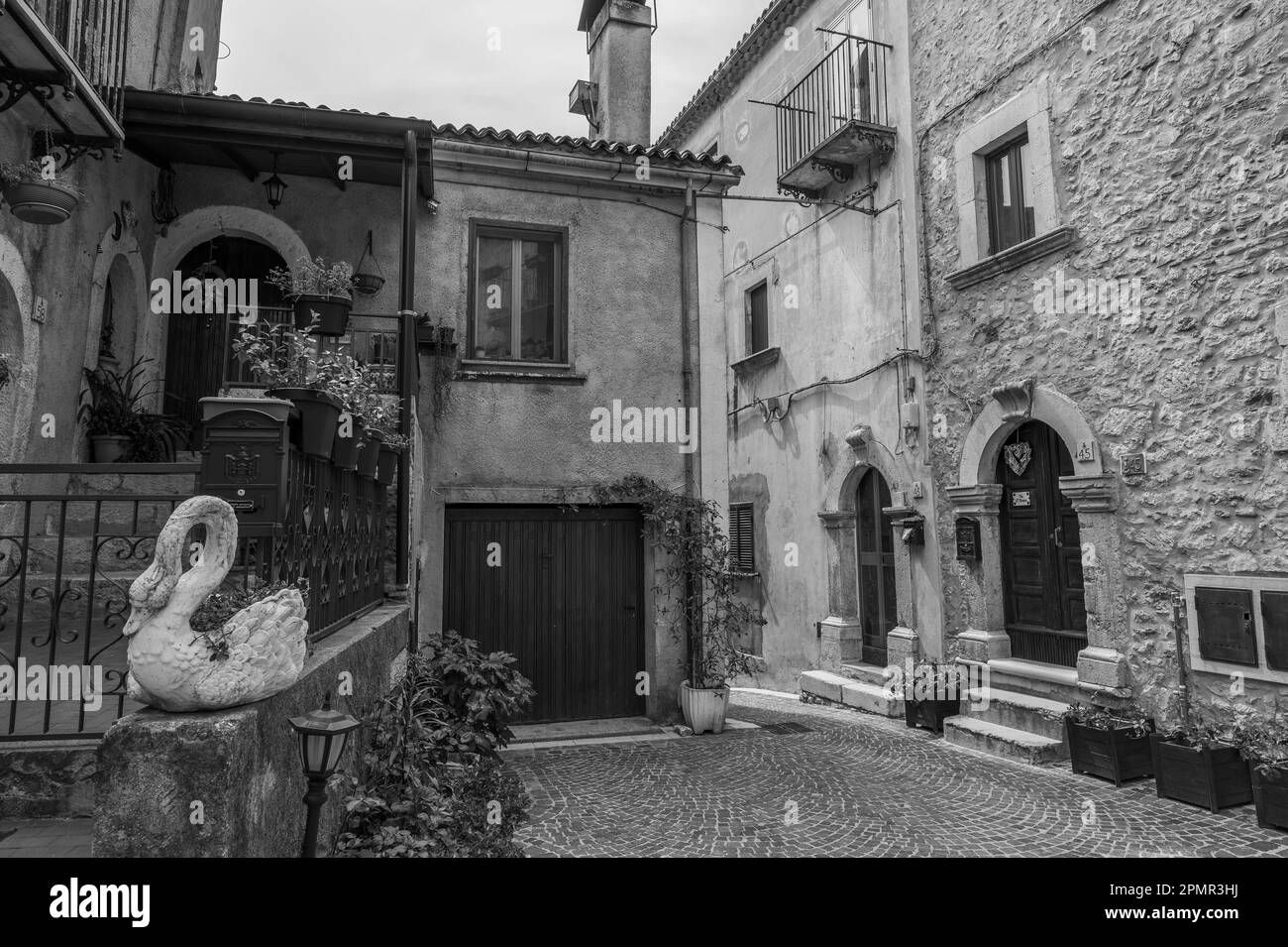 Fornelli, comune italiano di 1.883 abitanti in provincia di Isernia nella regione Molise. Fa parte del circuito della più bella v Foto Stock