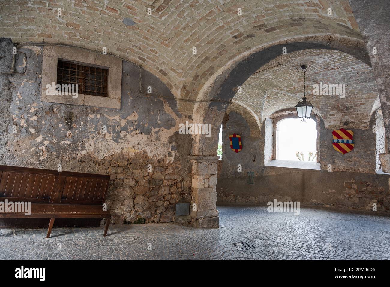 Fornelli, comune italiano di 1.883 abitanti in provincia di Isernia nella regione Molise. Fa parte del circuito della più bella v Foto Stock