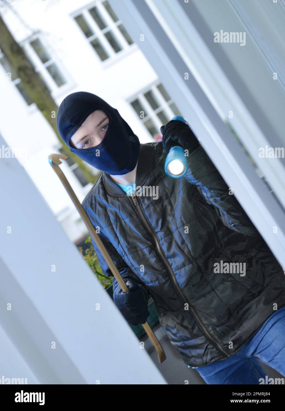 Simbolo foto di casa scassinatore Foto Stock