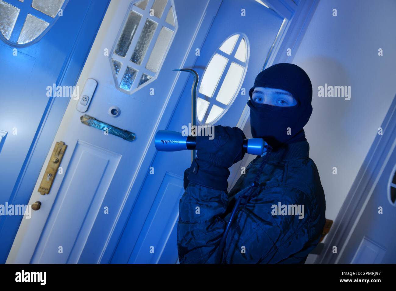 Simbolo foto di casa scassinatore Foto Stock