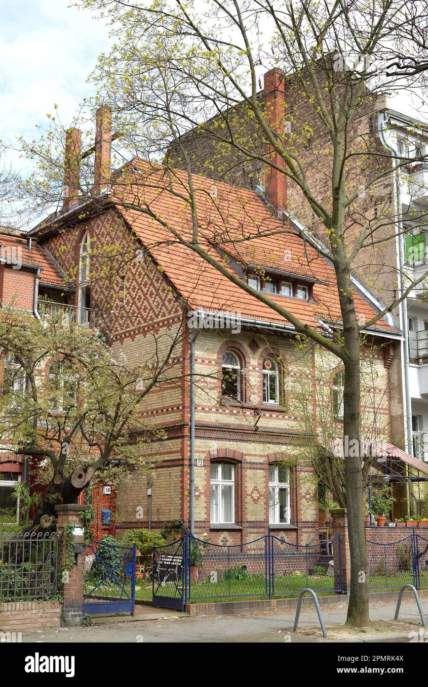 Residence, Guenter Grass, Niedstrasse 13, Friedenau, Berlino, Germania Foto Stock