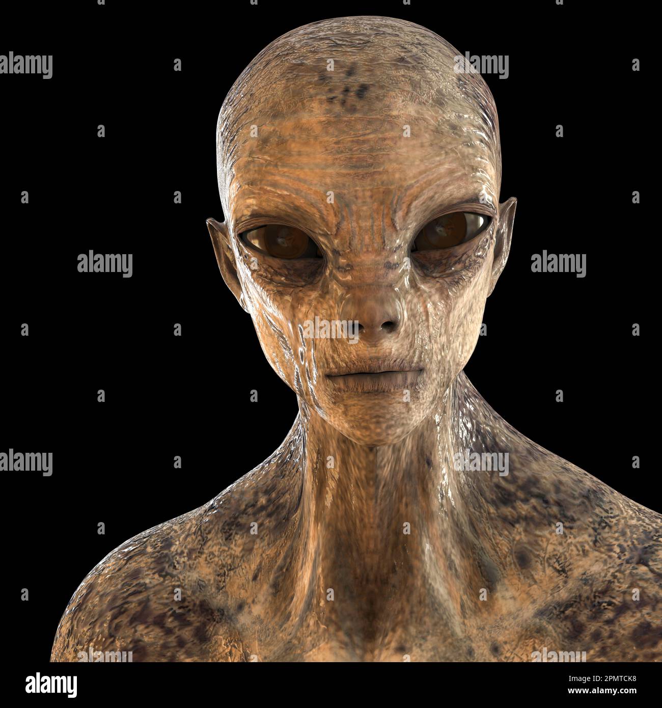 Alien, illustrazione Foto Stock