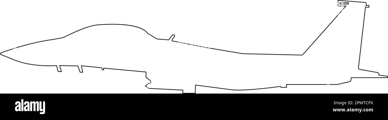 modello vettoriale icona aereo da caccia Illustrazione Vettoriale