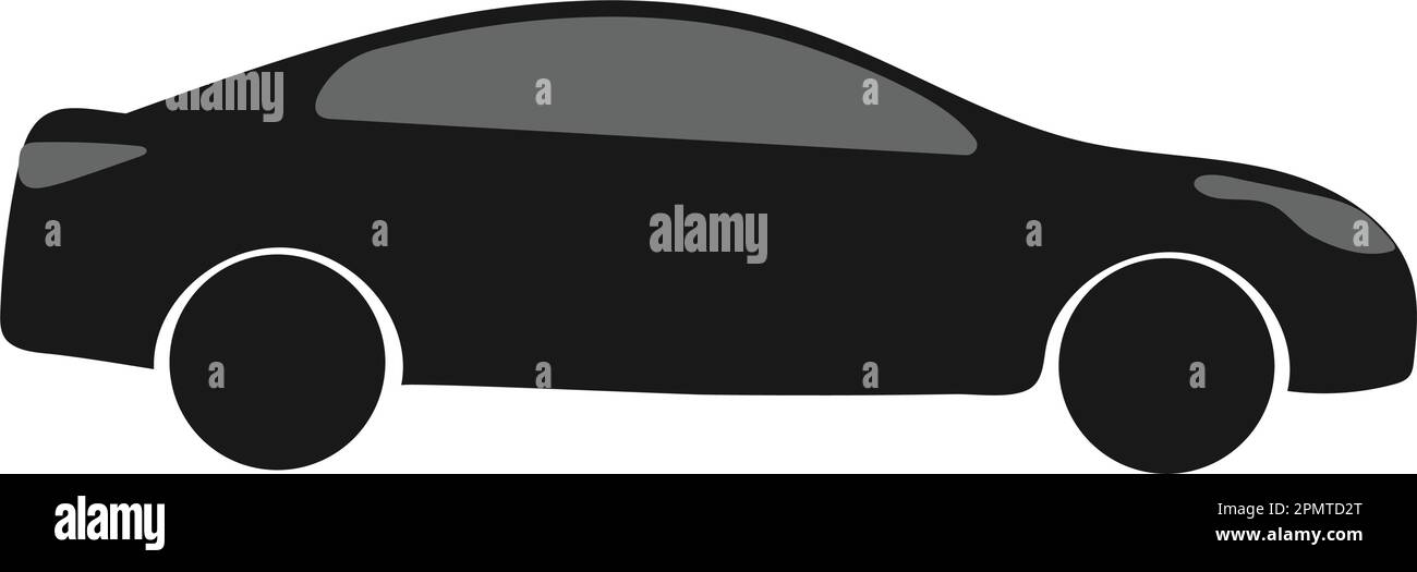 disegno di illustrazione vettoriale dell'icona dell'automobile da corsa Illustrazione Vettoriale