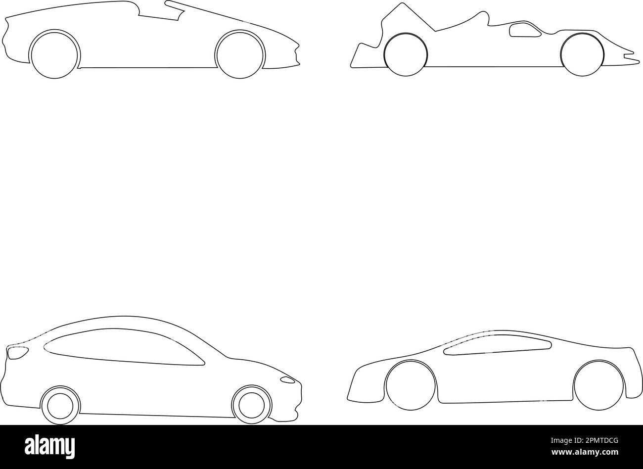 disegno di illustrazione vettoriale dell'icona dell'automobile da corsa Illustrazione Vettoriale