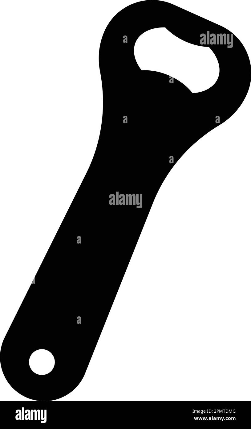 disegno illustrativo vettoriale icona apribottiglie Illustrazione Vettoriale