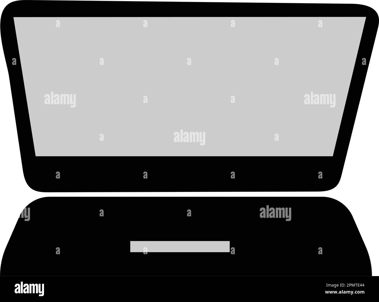 disegno dell'illustrazione vettoriale dell'icona del laptop Illustrazione Vettoriale