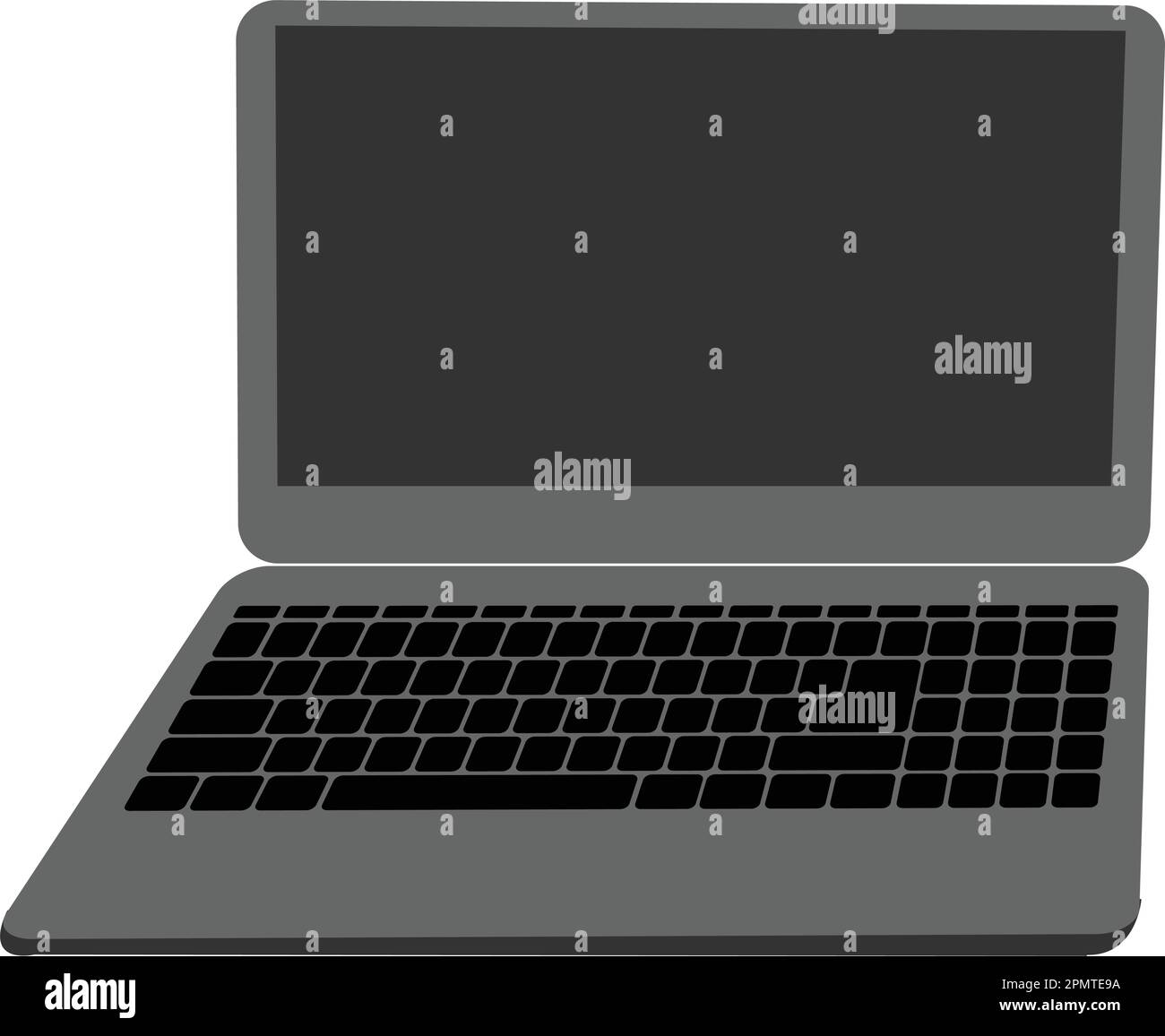 disegno dell'illustrazione vettoriale dell'icona del laptop Illustrazione Vettoriale