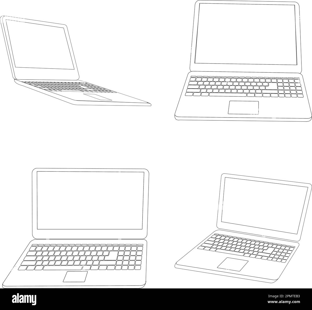 disegno dell'illustrazione vettoriale dell'icona del laptop Illustrazione Vettoriale