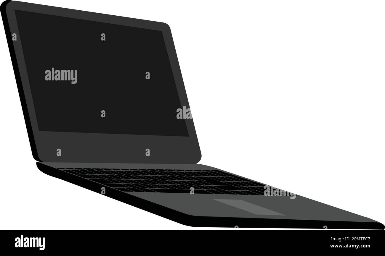 disegno dell'illustrazione vettoriale dell'icona del laptop Illustrazione Vettoriale