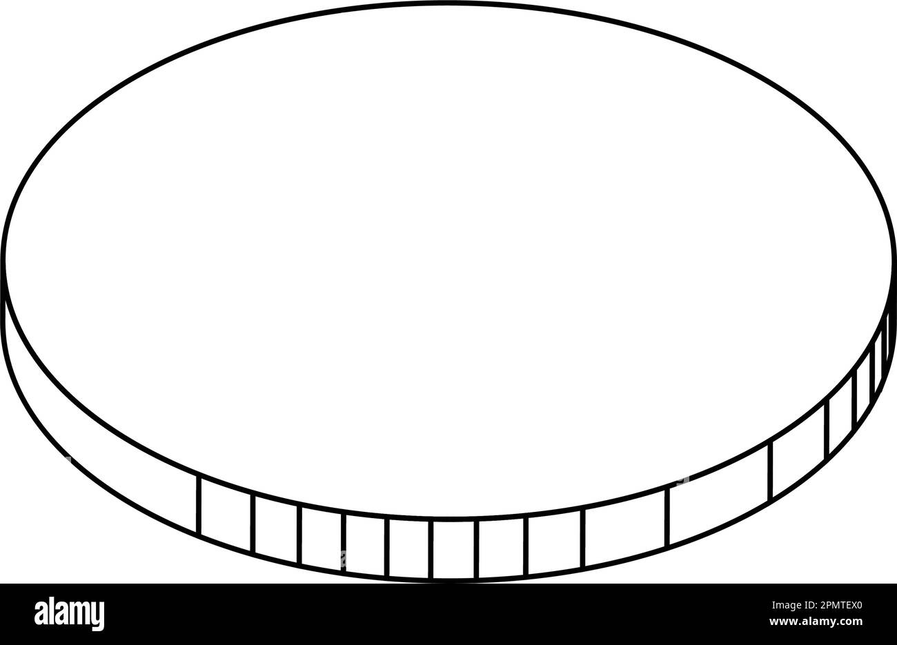 disegno dell'illustrazione del vettore dell'icona della moneta Illustrazione Vettoriale