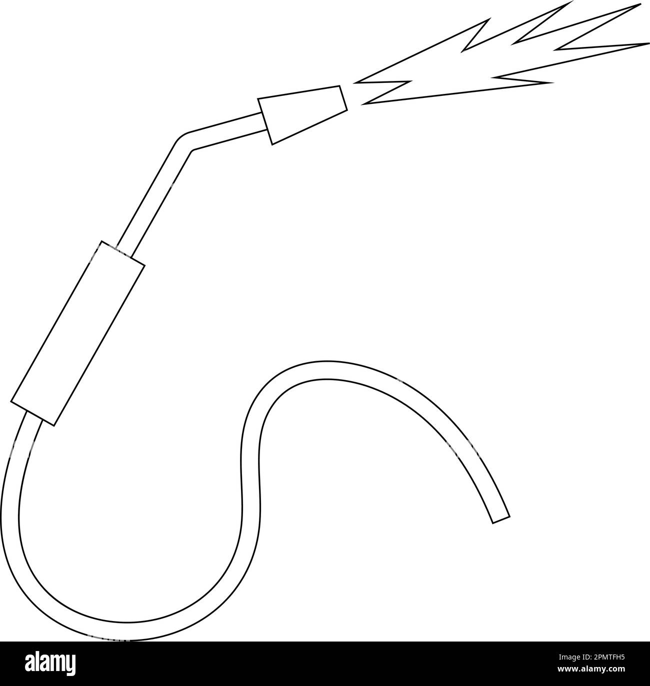 disegno dell'icona del vettore di saldatura Illustrazione Vettoriale