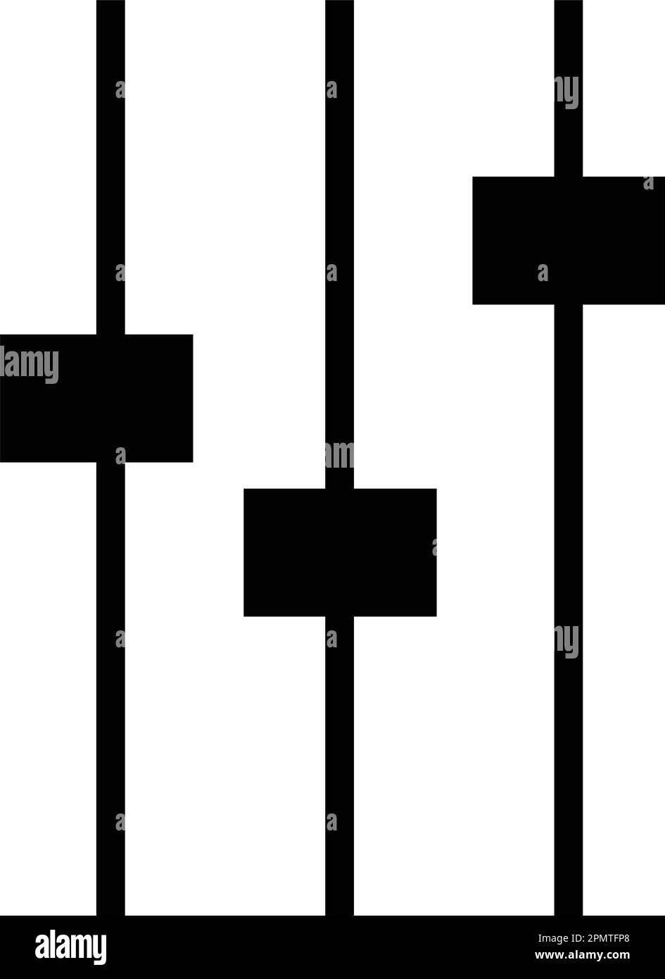 Icona di regolazione progetto illusione vektor Illustrazione Vettoriale