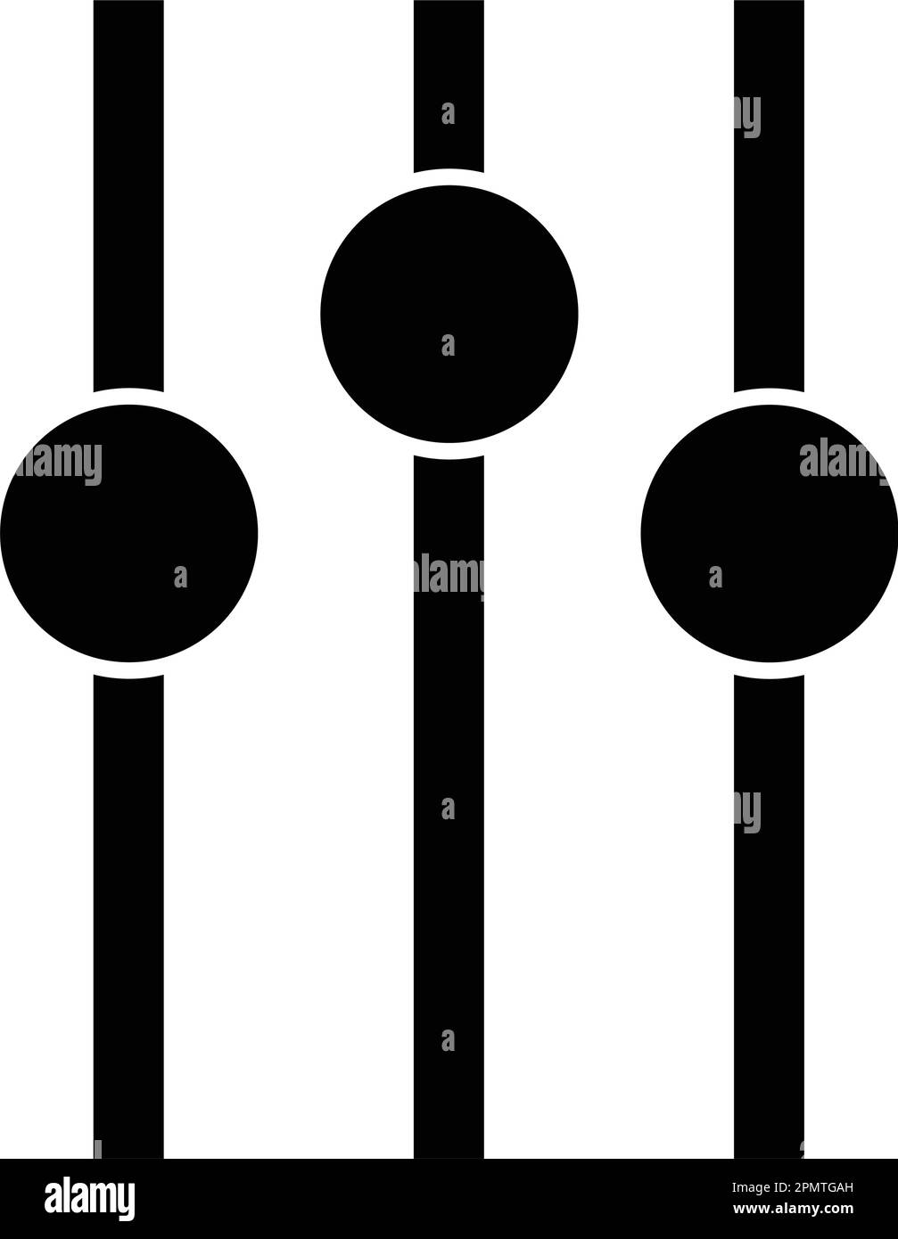 Icona di regolazione progetto illusione vektor Illustrazione Vettoriale