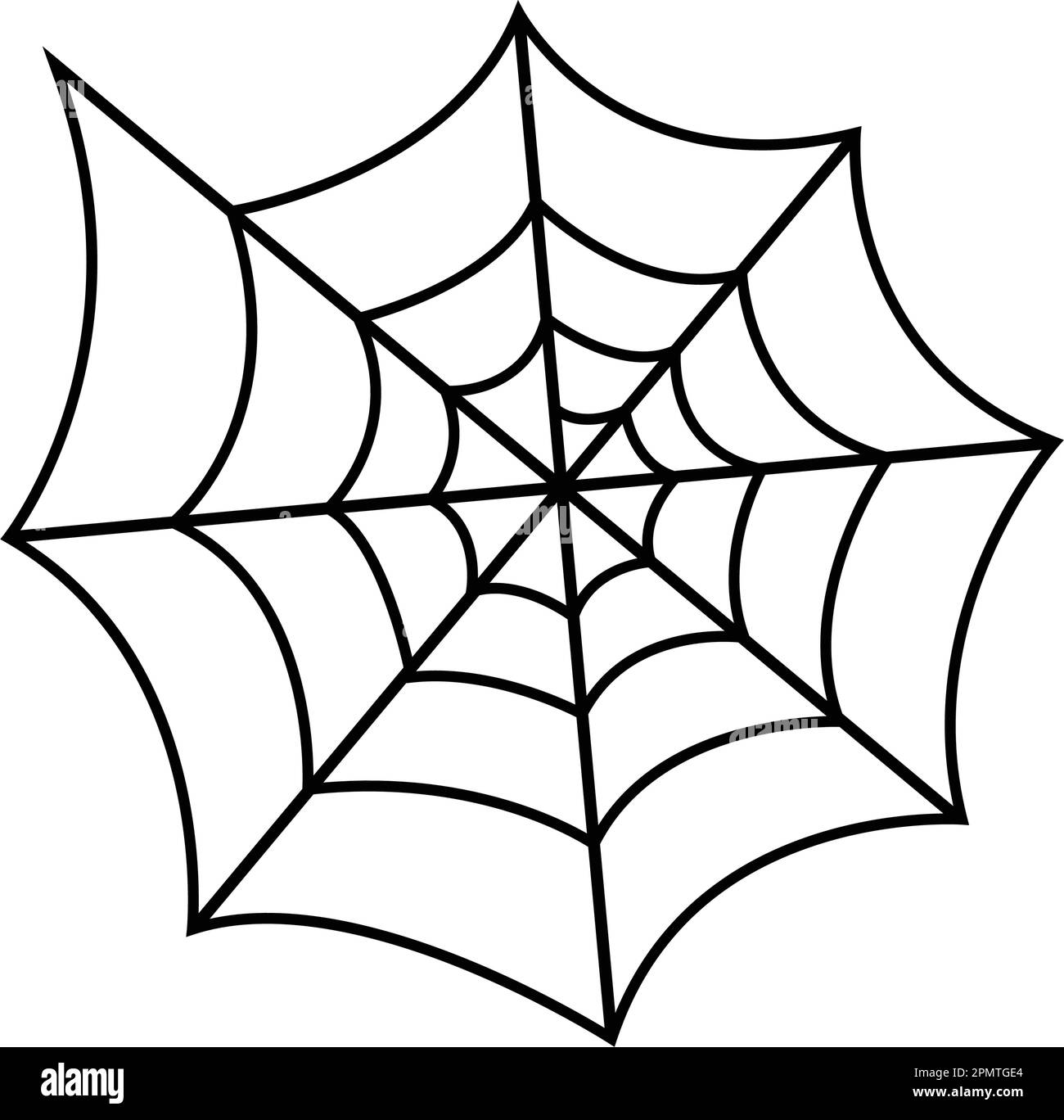 disegno di illustrazione vettoriale icona cobweb Illustrazione Vettoriale