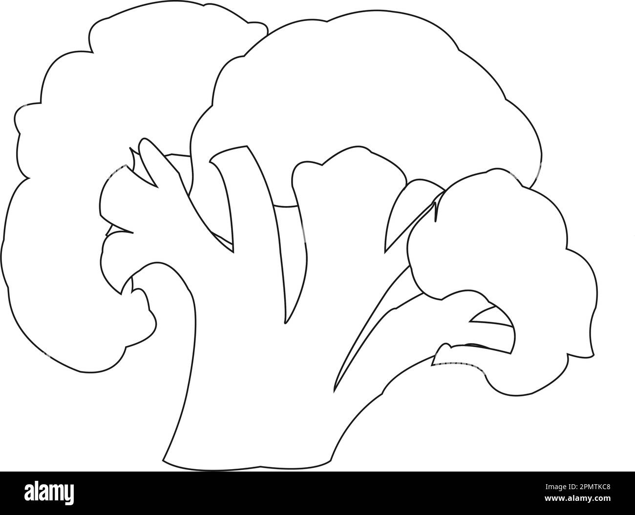 disegno di illustrazione vettoriale icona broccoli Illustrazione Vettoriale