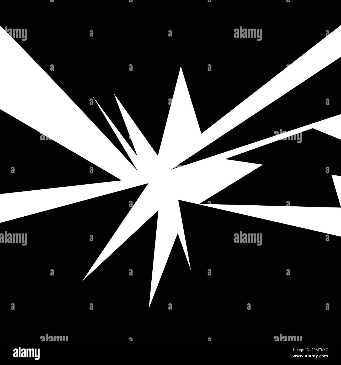 disegno vettoriale simbolo immagine icona incrinata Illustrazione Vettoriale