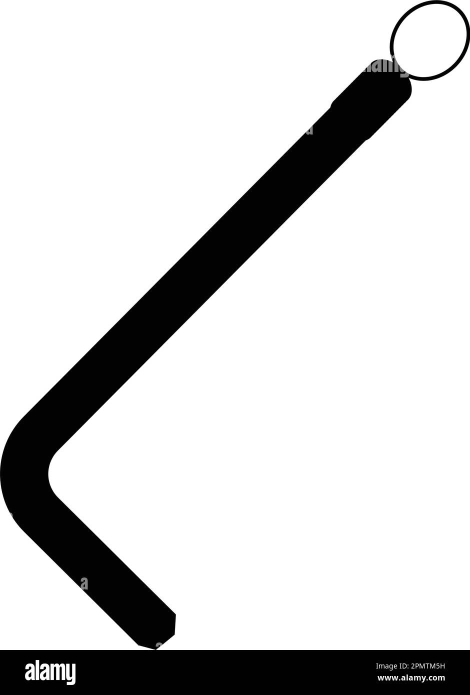 Disegno del simbolo dell'illustrazione del vettore delle chiavi Allen Illustrazione Vettoriale