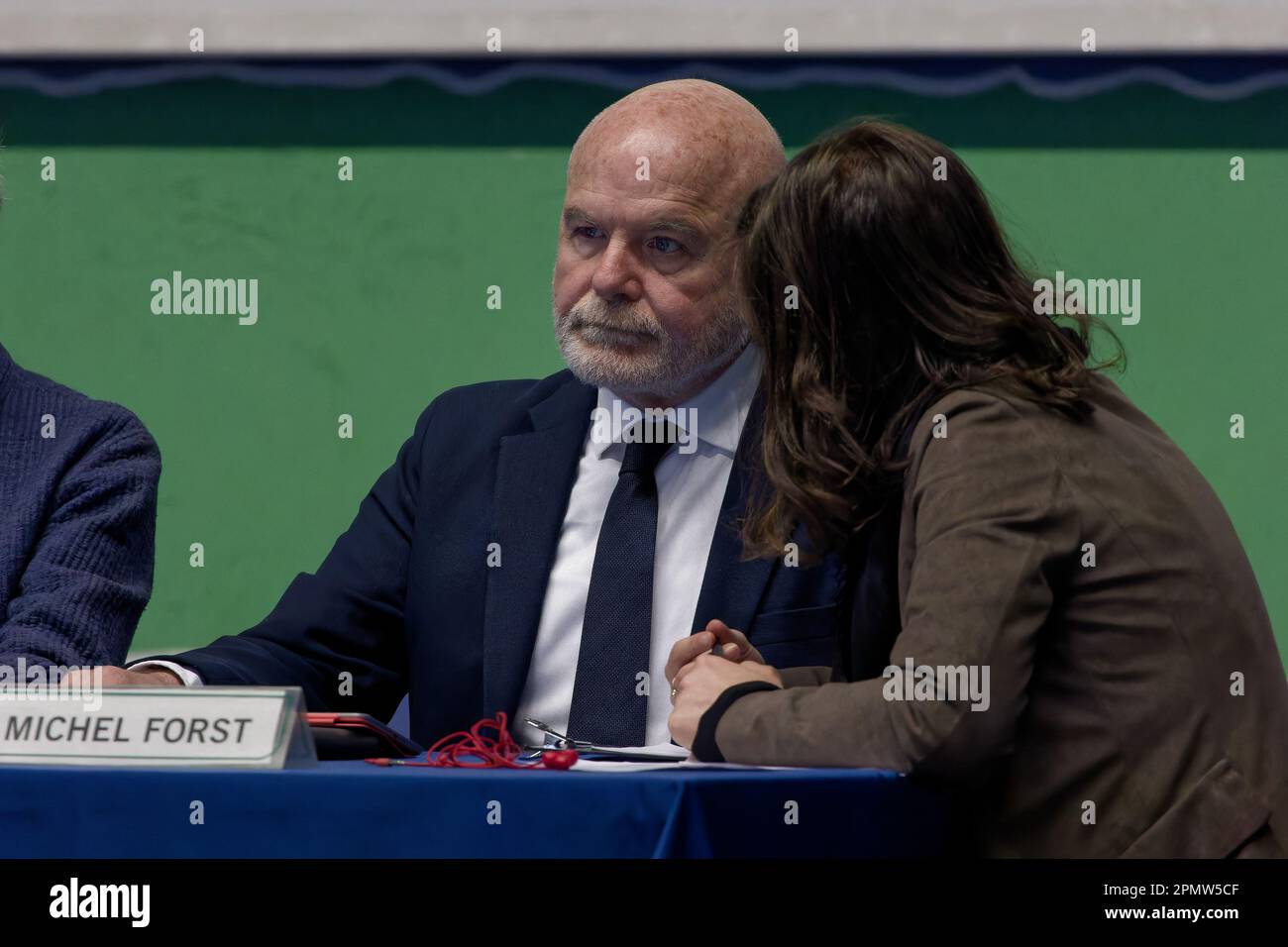 L'ex relatore speciale delle Nazioni Unite sulla situazione dei difensori dei diritti umani Michel Forst. Credit: MLBARIONA/Alamy Stock Photo Foto Stock