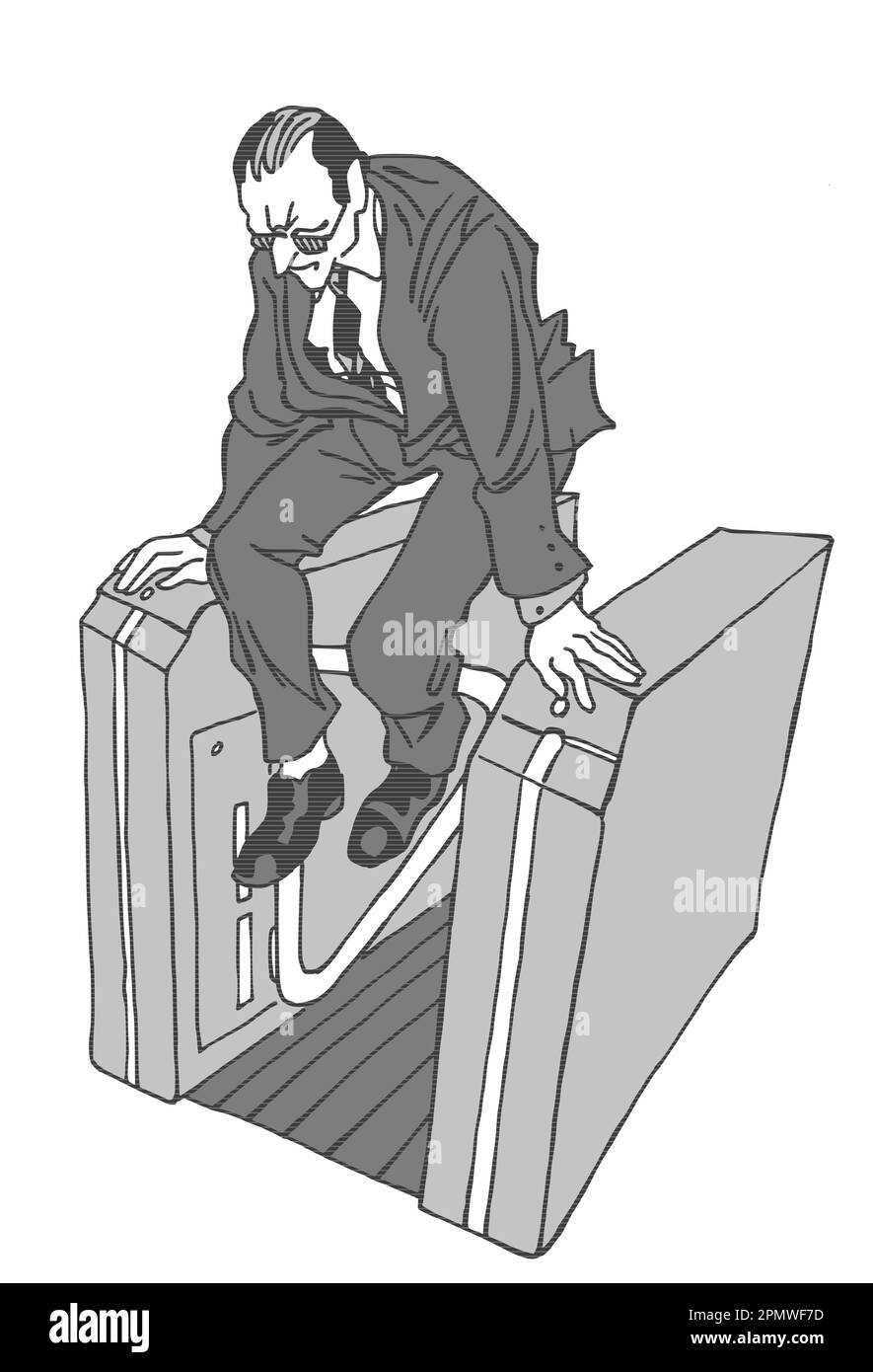 Jacques Chirac (29 novembre 1932 - 26 settembre 2019) cinquième Président de la république France, haut fonctionnaire et homme d'État France Foto Stock