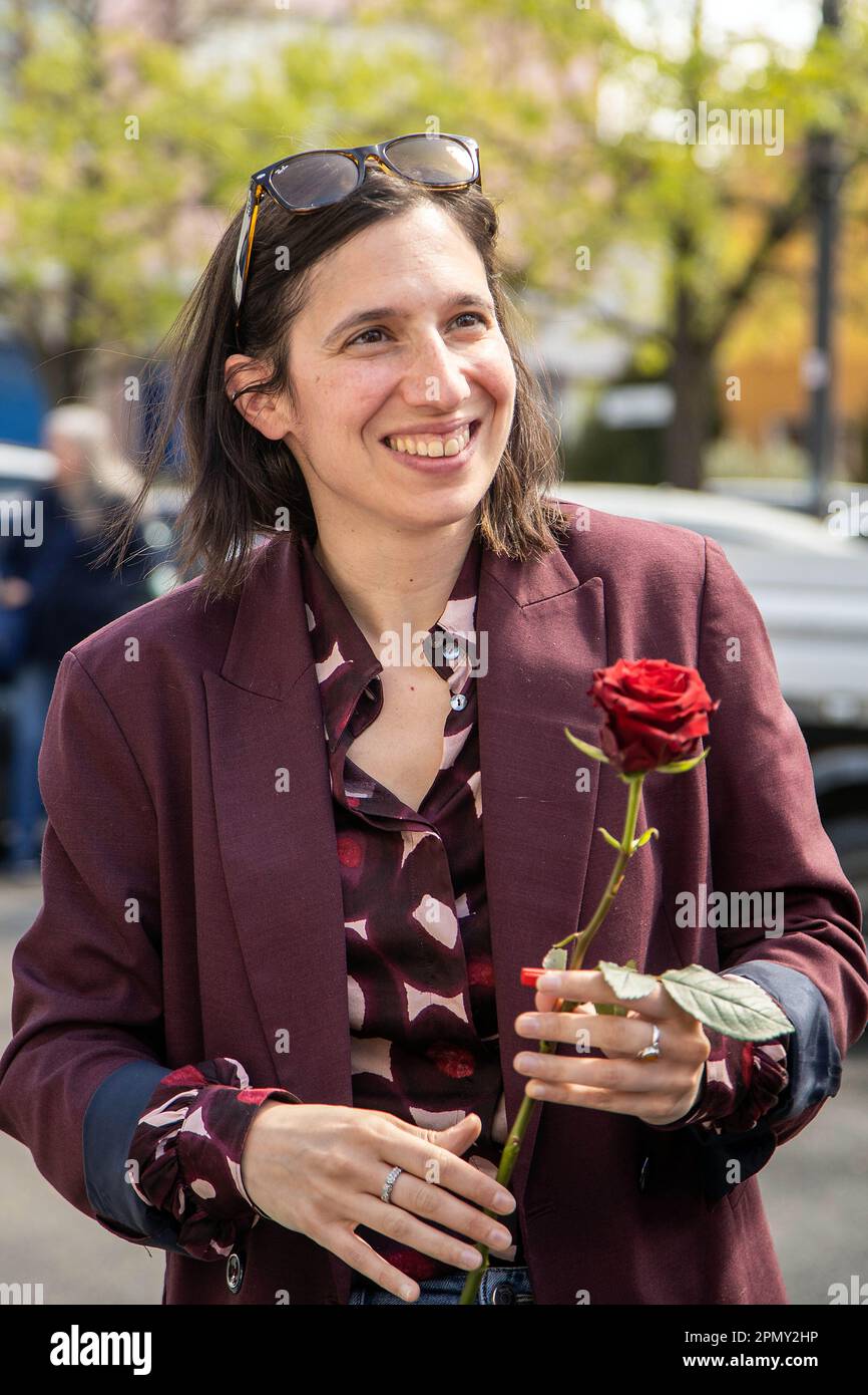 Elly Schlein Partito democratico Italiano Foto Stock